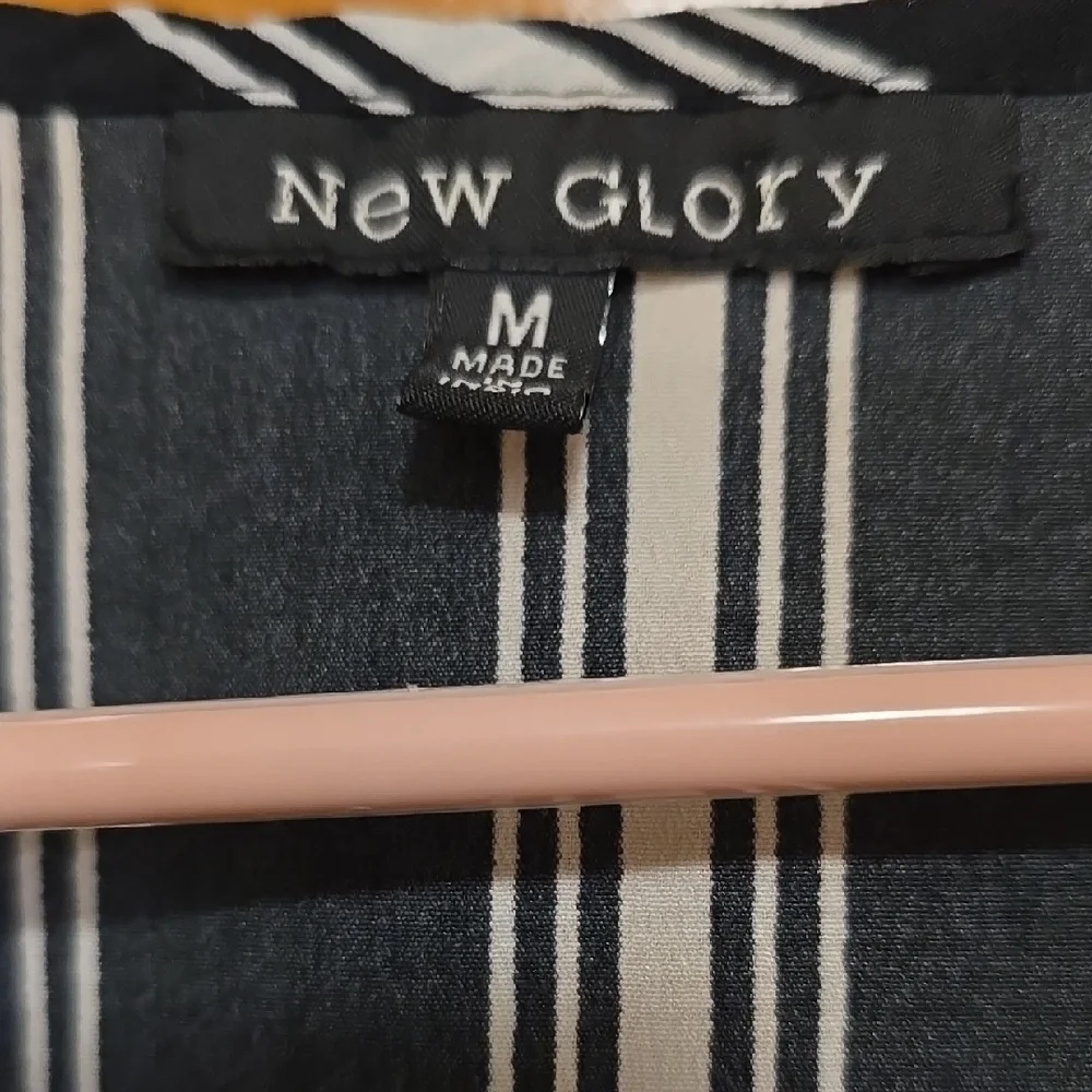 New Glory Black and White Dress M - Picture 2 of 4